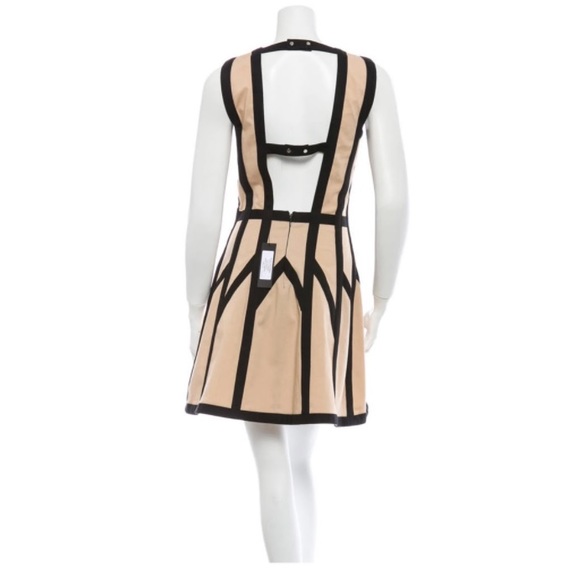 - Never Worn Black & Beige Robert Rodriguez Dress - Picture 3 of 4
